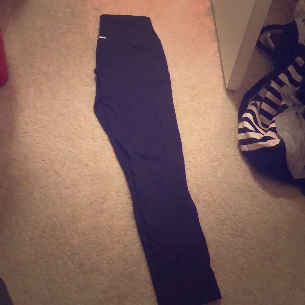 Black fleece lined Leggings